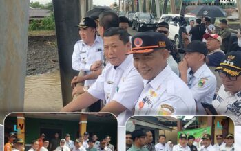 Bupati dan Forkopimda Tanggamus Tinjau dan Berikan Bantuan Secara Langsung Kepada Warga Korban Banjir