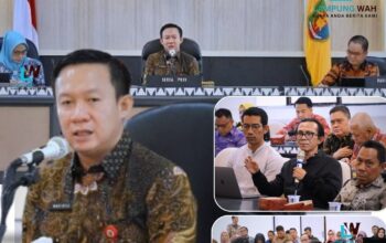Pemprov Lampung Menggelar Rakor Pemantapan Implementasi Program Unggulan Terpadu Desaku Maju Strategi Terpadu Bangun Ekosistem Ekonomi Desa
