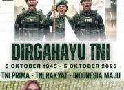 Kepala SMA Negeri 2 Menggala Mengucapkan “Dirgahayu Tentara Nasional Indonesia yang ke-80.Tahun 2025” Terima Kasih Atas Dedikasi dan Pengabdian Dalam Menjaga Indonesia Selama 80 Tahun