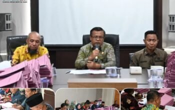 BPKAD Pesawaran Gelar Rapat Koordinasi dan Penandatanganan Pemberkasan 695 Bidang Tanah di Bawah Jalan