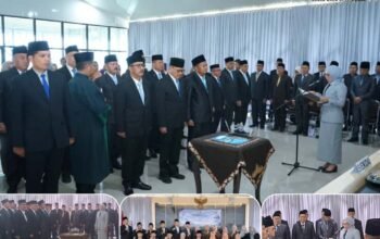 Bupati Way Kanan Lantik Pejabat Pimpinan Tinggi Pratama dan Jabatan Fungsional di Lingkungan Pemerintah Kabupaten Way Kanan