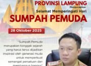Sekdaprov Lampung Dr. Marindo Kurniawan: Sumpah Pemuda Momentum Menyatukan Semangat Generasi Muda