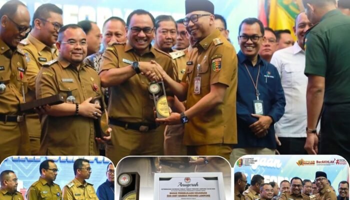 BPKAD Provinsi Lampung Raih Penghargaan Keterbukaan Informasi Publik 2025
