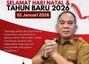 Kepala BPKAD Kabupaten Pringsewu Ucapkan Selamat Natal dan Tahun Baru 2026