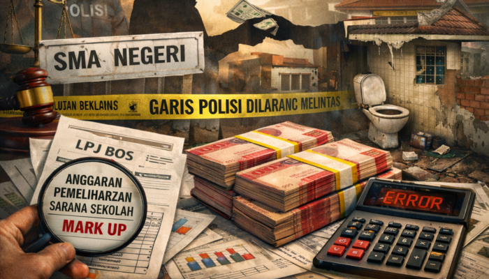 DANA BOS DIDUGA DIBANCAR OKNUM, POLA PEMELIHARAAN SMA NEGERI DI LAMPUNG UTARA TERKUAK Selisih Anggaran Capai Rp 227 Juta, Publik Desak APH Bongkar Aliran Dana