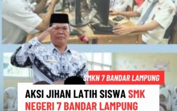 Aksi Jihan Latih Siswa SMK Negeri 7 Bandar Lampung Hadapi Seleksi PTN
