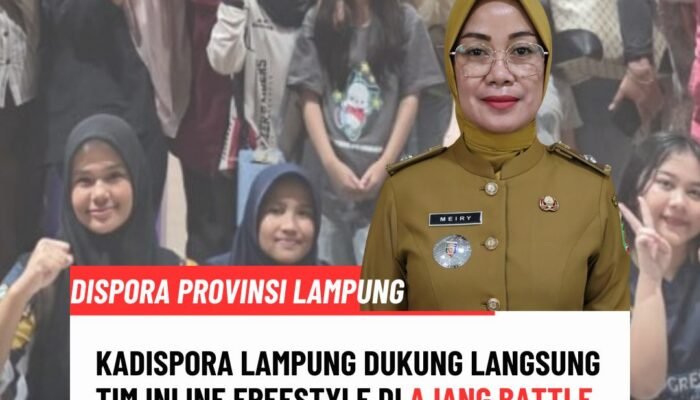 Kadispora Lampung Dukung Langsung Tim Inline Freestyle di Ajang Battle of The Best 2026 Palembang