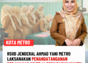 RSUD Jenderal Ahmad Yani Metro Laksanakan Penandatanganan Perjanjian Kinerja PPPK Paruh Waktu