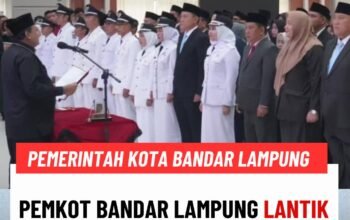 Pemkot Bandar Lampung Lantik 111 Pejabat Eselon III dan IV
