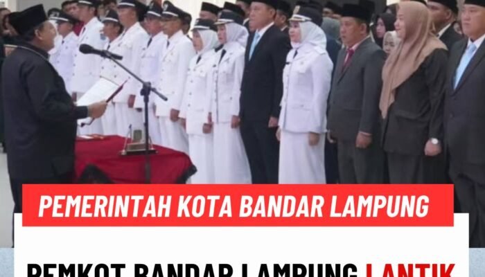 Pemkot Bandar Lampung Lantik 111 Pejabat Eselon III dan IV