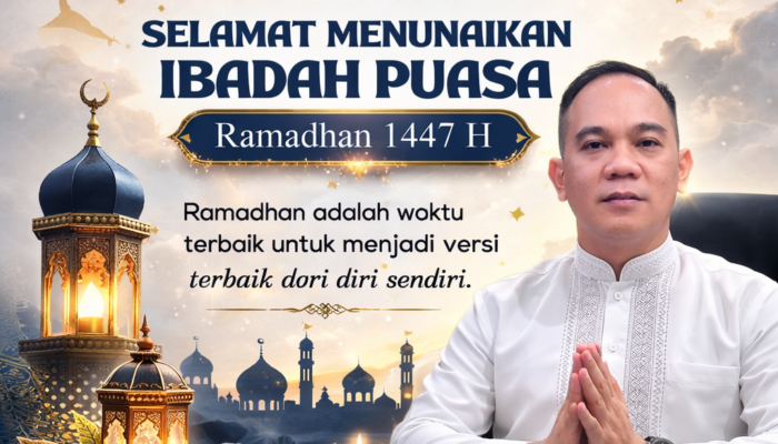 Kepala BPKAD Kabupaten Pringsewu Mengajak Seluruh Umat Muslim Menjadikan Ramadan Sebagai Momentum Untuk Meningkatkan Kualitas Diri, Memperkuat Keimanan, Serta Mempererat Kebersamaan dan Kepedulian Sosial