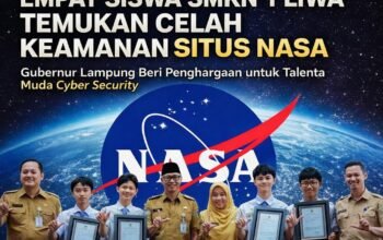 Empat Siswa SMKN 1 Liwa Temukan Celah Keamanan Situs NASA,   Disdikbud Lampung Beri Penghargaan