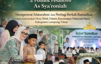 Safari Ramadhan di Lampung Timur, Kepala Bapenda Lampung Dampingi Wagub Jihan Berikan Santunan untuk Yatim dan Dhuafa