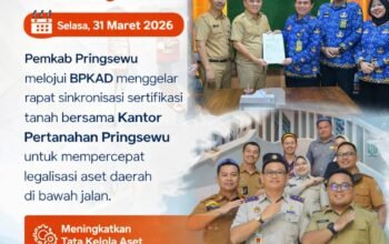 Sinkronisasi Sertifikasi Aset Tanah, Pemkab Pringsewu Gandeng BPN