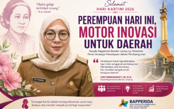 Hari Kartini 2026, Kepala Bapperida Bandar Lampung: Perempuan Harus Jadi Motor Inovasi Daerah